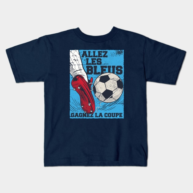 Allez les Bleus // Vive le France // France Win the Cup Kids T-Shirt by SLAG_Creative